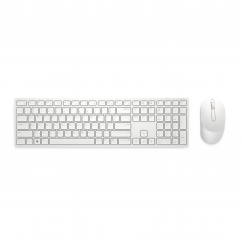 DELL KM5221W клавиатура Мышь входит в комплектацию Офисная Беспроводной RF QWERTY Русский Белый