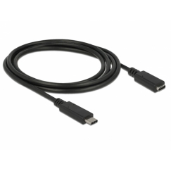 DeLOCK 85534 USB кабель USB 3.2 Gen 1 (3.1 Gen 1) 1,5 m USB C Черный