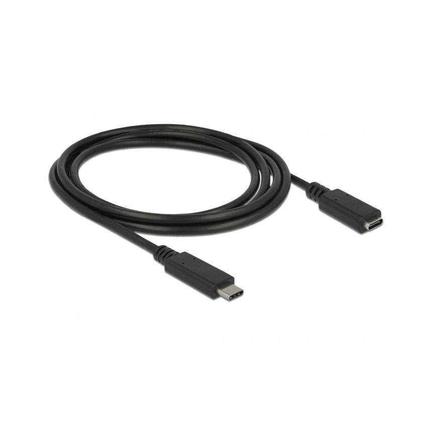 DeLOCK 85534 USB-kaabel USB 3.2 Gen 1 (3.1 Gen 1) 1,5 m USB C Must