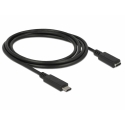 DeLOCK 85534 USB kabelis USB 3.2 Gen 1 (3.1 Gen 1) 1,5 m USB C Melns DeLOCK 85534 USB kabelis USB 3.2 Gen 1 (3.1 Gen 1) 1,5 m USB C Melns