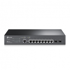 TP-Link JetStream TL-SG3210 сетевой коммутатор Управляемый L2/L3 Gigabit Ethernet (10/100/1000) 1U Черный