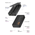 ICY BOX IB-DK4072M-CU31 USB 3.2 Gen 2 (3.1 Gen 1) Type-C Musta ICY BOX IB-DK4072M-CU31 USB 3.2 Gen 2 (3.1 Gen 1) Type-C Musta