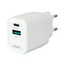 Deltaco USBC-AC159 mobile device charger Universal White AC Fast charging Indoor Deltaco USBC-AC159 mobile device charger Universal White AC Fast charging Indoor