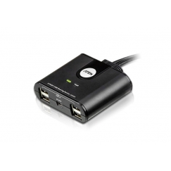 ATEN US224 KVM-kytkin Musta