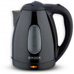 Brock Electronics WK 0604 BK elektriskās tējkanna 1,8 L 1500 W Melns