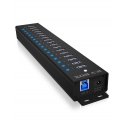 ICY BOX IB-HUB1717-U3 USB 3.2 Gen 1 (3.1 Gen 1) Type-A 5000 Mbit/s Musta ICY BOX IB-HUB1717-U3 USB 3.2 Gen 1 (3.1 Gen 1) Type-A 5000 Mbit/s Musta