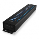 ICY BOX IB-HUB1717-U3 USB 3.2 Gen 1 (3.1 Gen 1) Type-A 5000 Мбит/с Черный ICY BOX IB-HUB1717-U3 USB 3.2 Gen 1 (3.1 Gen 1) Type-A 5000 Мбит/с Черный