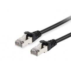 Equip 606103 сетевой кабель Черный 1 m Cat6a S/FTP (S-STP)