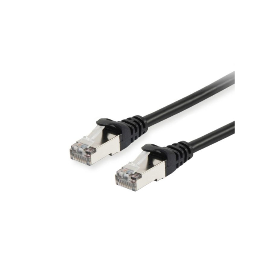 Equip 606103 сетевой кабель Черный 1 m Cat6a S/FTP (S-STP)