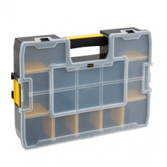 Stanley CUBIX 1-94-745 työkalupakki Säilytyslaatikko Musta, Läpinäkyvä, Keltainen