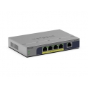 NETGEAR GS105PP Hallitsematon Gigabit Ethernet (10/100/1000) Power over Ethernet -tuki Työpöytä-/sei NETGEAR GS105PP Hallitsematon Gigabit Ethernet (10/100/1000) Power over Ethernet -tuki Työpöytä-/sei