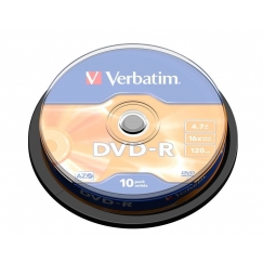 Verbatim DVD-R Matt Silver 4,7 GB 10 vnt