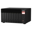 QNAP TS-873A NAS Tower Ryzen Embedded V1500B 8 GB DDR4 0 TB QNAP Turbo System Juoda