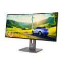 Lenovo ThinkVision P34WD-40 kompiuterio monitorius 86,4 cm (34") 3440 x 1440 pikseliai Wide Quad HD Lenovo ThinkVision P34WD-40 kompiuterio monitorius 86,4 cm (34") 3440 x 1440 pikseliai Wide Quad HD