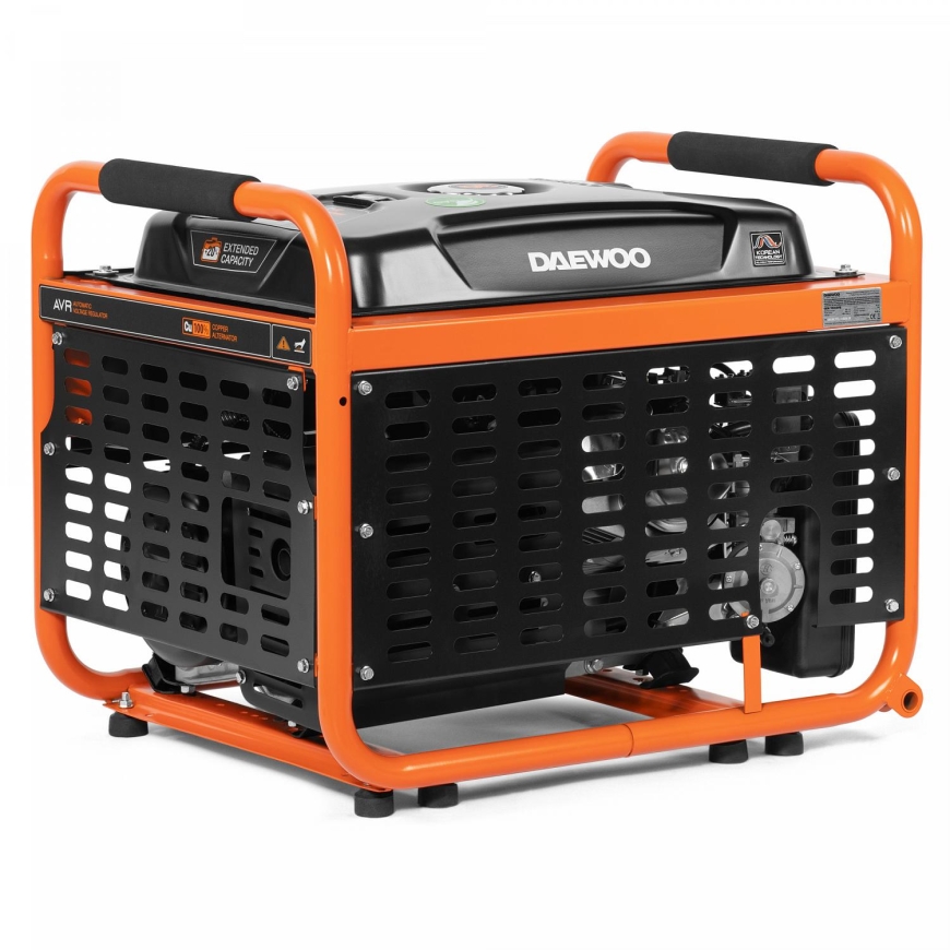 Daewoo GDA 7500DFE degvielas ģnerators 6000 W 30 L Benzīns Oranžs, Melns – 2