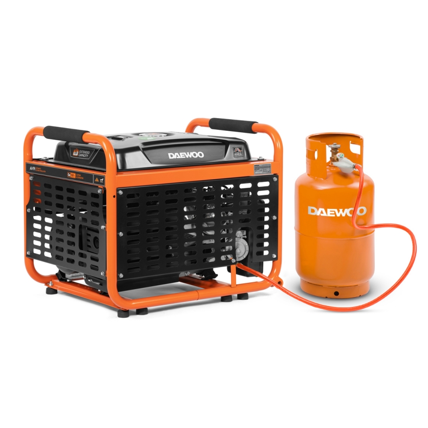 Daewoo GDA 7500DFE variklis-generatorius 6000 W 30 L Benzinas Oranžinė, Juoda – 4