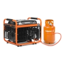 Daewoo GDA 7500DFE degvielas ģnerators 6000 W 30 L Benzīns Oranžs, Melns