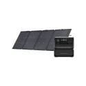 Комплект: электростанция EcoFlow River 3 Max + фотоэлектрическая панель мощностью 220 Вт. Комплект: электростанция EcoFlow River 3 Max + фотоэлектрическая панель мощностью 220 Вт.
