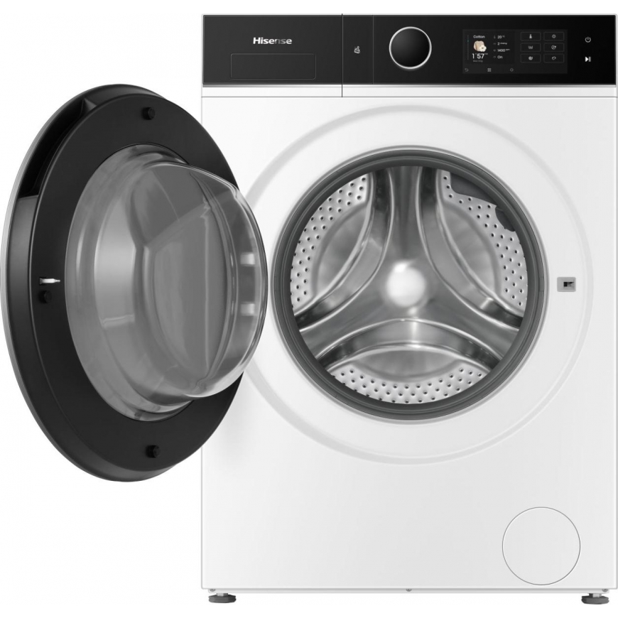 Hisense WD5I1245BWRH kuivaava pyykinpesukone Vapaasti seisova Edestä täytettävä Valkoinen – 5