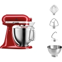 KitchenAid Artisan 5KSM185PS pārtikas pārstrāde 300 W 4,8 L Sarkans KitchenAid Artisan 5KSM185PS pārtikas pārstrāde 300 W 4,8 L Sarkans