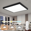 Immax NEO LITE FRAME Smart griestu gaismeklis 60x60cm, IP44, CCT, WiFi, Tuya, BEACON black