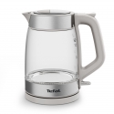 Tefal Glass Kettle KI605B30 elektrikann 1,7 l 2200 W Hall, Hõbe, Läbipaistev Tefal Glass Kettle KI605B30 elektrikann 1,7 l 2200 W Hall, Hõbe, Läbipaistev