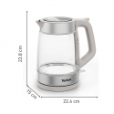 Tefal Glass Kettle KI605B30 электрический чайник 1,7 L 2200 W Серый, Серебристый, Прозрачный Tefal Glass Kettle KI605B30 электрический чайник 1,7 L 2200 W Серый, Серебристый, Прозрачный