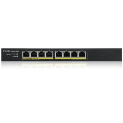 Zyxel GS1915-8EP Управляемый L2 Gigabit Ethernet (10/100/1000) Питание по Ethernet (PoE) Черный