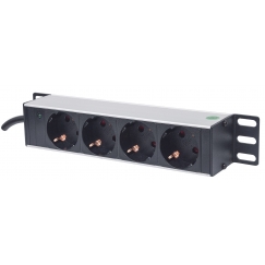 Intellinet 714020 energosadales vienība, PDU 4 Maiņstrāvas izvade (-s) 1U Pelēks