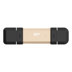 Silicon Power DS72 USB zibatmiņa 500 GB USB Type-A / USB Type-C 3.2 Gen 2 (3.1 Gen 2) Zelts