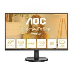 AOC B3 U27B3A монитор для ПК 68,6 cm (27") 3840 x 2160 пикселей 4K Ultra HD ЖК Черный