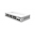 Mikrotik CRS326-24G-2S+IN сетевой коммутатор Управляемый Gigabit Ethernet (10/100/1000) Питание по E Mikrotik CRS326-24G-2S+IN сетевой коммутатор Управляемый Gigabit Ethernet (10/100/1000) Питание по E