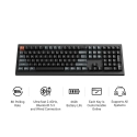 Keychron V6 Ultra 8K keyboard Universal Bluetooth QWERTY Black Keychron V6 Ultra 8K keyboard Universal Bluetooth QWERTY Black