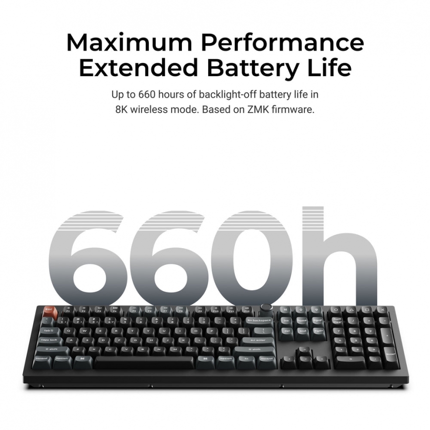 Keychron V6 Ultra 8K keyboard Universal Bluetooth QWERTY Black – 5