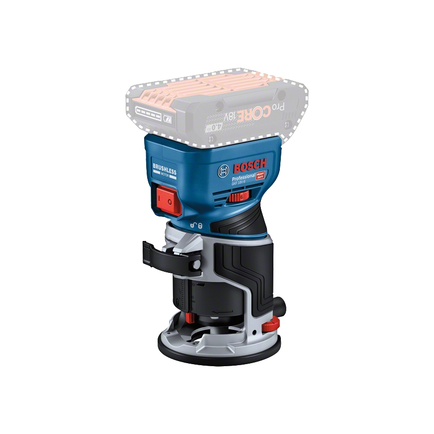 Bosch GKF 18V-8 Melns, Zils 30000 RPM – 2