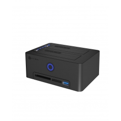 ICY BOX IB-1233CL-CR USB 3.2 Gen 1 (3.1 Gen 1) Type-A Черный