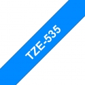 Brother TZE-535 etikečių juostelė Balta ant mėlynos Brother TZE-535 etikečių juostelė Balta ant mėlynos