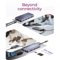ICY BOX IB-DK4062-CPD Vadu USB 3.2 Gen 1 (3.1 Gen 1) Type-C Antracīts ICY BOX IB-DK4062-CPD Vadu USB 3.2 Gen 1 (3.1 Gen 1) Type-C Antracīts