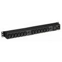 Eaton EFLX12I energosadales vienība, PDU 13 Maiņstrāvas izvade (-s) 1U Melns Eaton EFLX12I energosadales vienība, PDU 13 Maiņstrāvas izvade (-s) 1U Melns