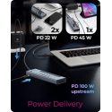 ICY BOX IB-HUB1742CR-C2PD USB 3.2 Gen 2 (3.1 Gen 2) Type-A + Type-C 10000 Mbit/s Must ICY BOX IB-HUB1742CR-C2PD USB 3.2 Gen 2 (3.1 Gen 2) Type-A + Type-C 10000 Mbit/s Must