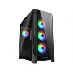 COUGAR Midi Tower Case Duoface Pro ARGB, Black