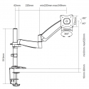 Equip 650112 68,6 cm (27") Стол Белый Equip 650112 68,6 cm (27") Стол Белый