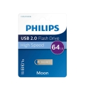 Philips Moon Edition 2.0 USB-välkmälu 64 GB USB tüüp A Hõbe