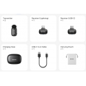 BOYA Mini 2-01 Lightning + USB-C Wireless Microphone Set (2xTX 2xRX) / 2.4GHz / 48kHz/24bit BOYA Mini 2-01 Lightning + USB-C Wireless Microphone Set (2xTX 2xRX) / 2.4GHz / 48kHz/24bit