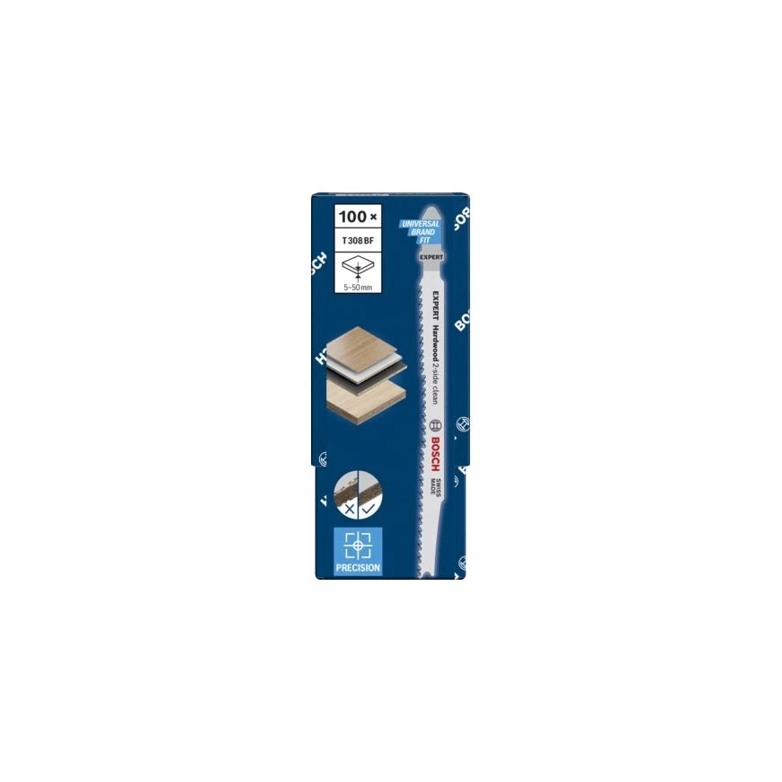 Bosch 2 608 900 546 полотно для лобзика/сабельной пилы Полотно ножовки Биметалл 100 шт – 2