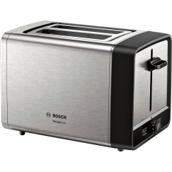 Bosch TAT5P420 тостер 2 ломтик(а) 970 W Черный, Нержавеющая сталь