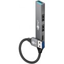 Goobay 74458 interface hub USB 3.2 Gen 1 (3.1 Gen 1) Type-A 5000 Mbit/s Light grey Goobay 74458 interface hub USB 3.2 Gen 1 (3.1 Gen 1) Type-A 5000 Mbit/s Light grey