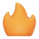 Flame lampshade for the Flextail Tiny Pump 2X lamp (orange) Flame lampshade for the Flextail Tiny Pump 2X lamp (orange)