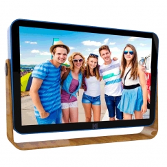 Kodak RWF108 digital photo frame Wood, Blue 25.4 cm (10") Touchscreen Wi-Fi