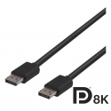 Deltaco DP8K-1020 DisplayPort кабель 2 m Черный Deltaco DP8K-1020 DisplayPort кабель 2 m Черный